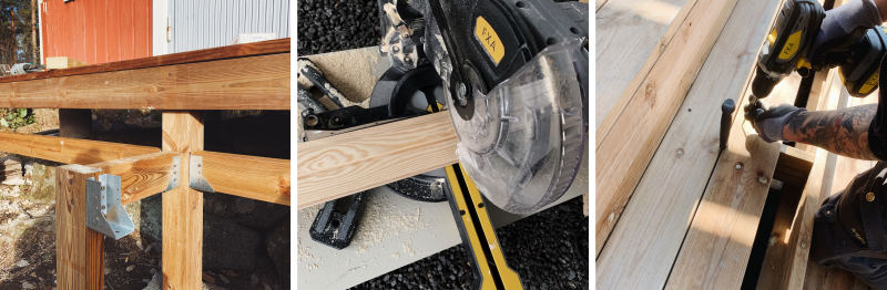 terassin rakentaminen